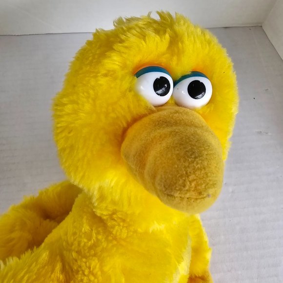 Applause 90s Sesame Street Stuffed Animal Yellow Big Bird Muppets 1992 Plush - Picture 14 of 14